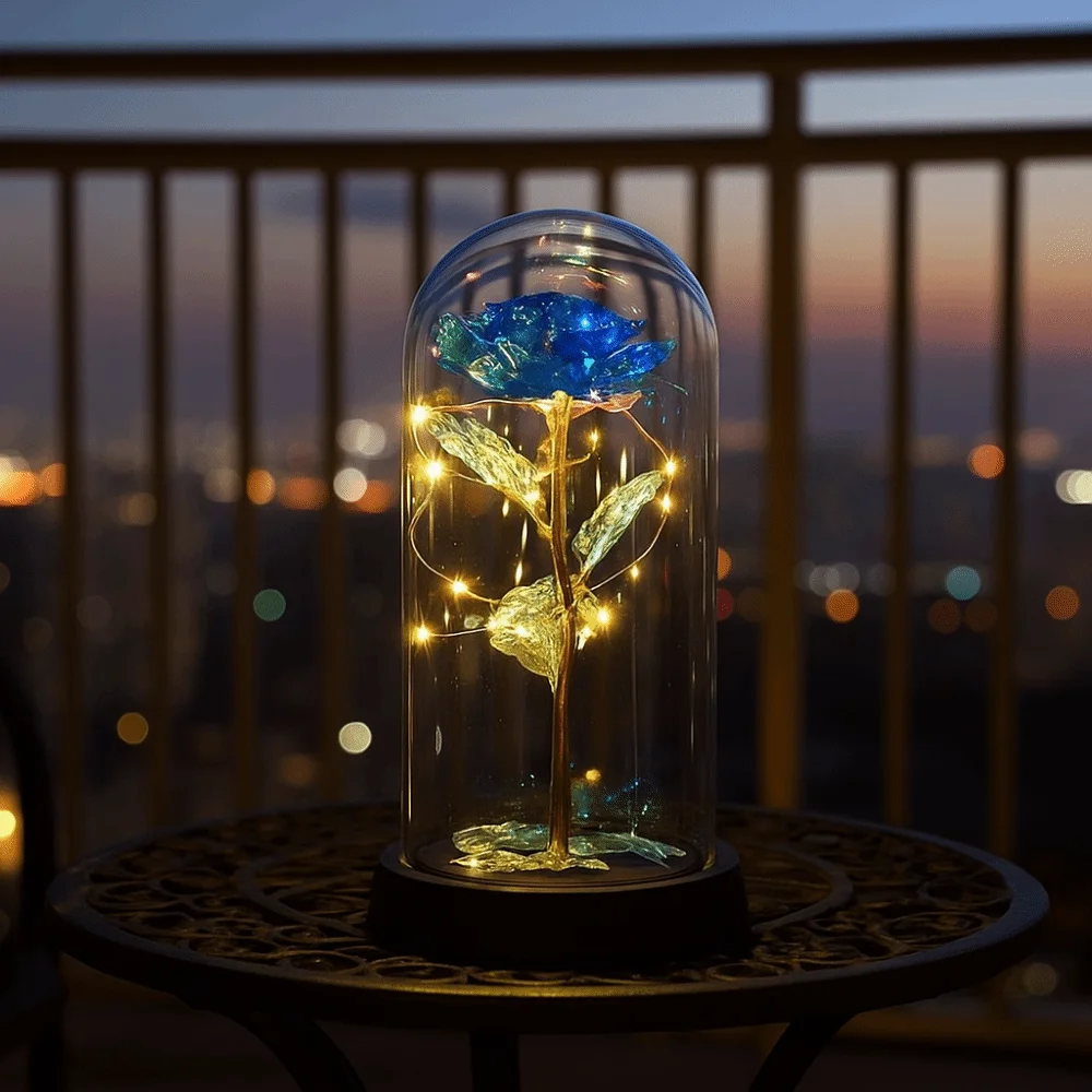 Beautiful Romantic Artificial Rose Light Luminous Decorative Eternal Rose Lamp Realistic LED Flower Light Valentine's Day
Beautiful Romantic Artificial Rose Light Luminous Decorative Eternal Rose Lamp Realistic LED Flower Light Valentine's Day