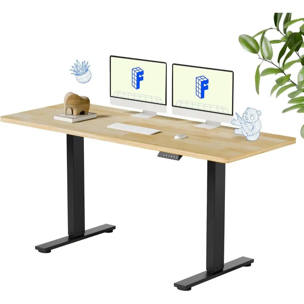 FLEXISPOT Solid Wood Standing Desk, One-Piece Real Wood Desktop, Electric Height Adjustable Desk for Home Office, 176 LB
FLEXISPOT Solid Wood Standing Desk, One-Piece Real Wood Desktop, Electric Height Adjustable Desk for Home Office, 176 LB