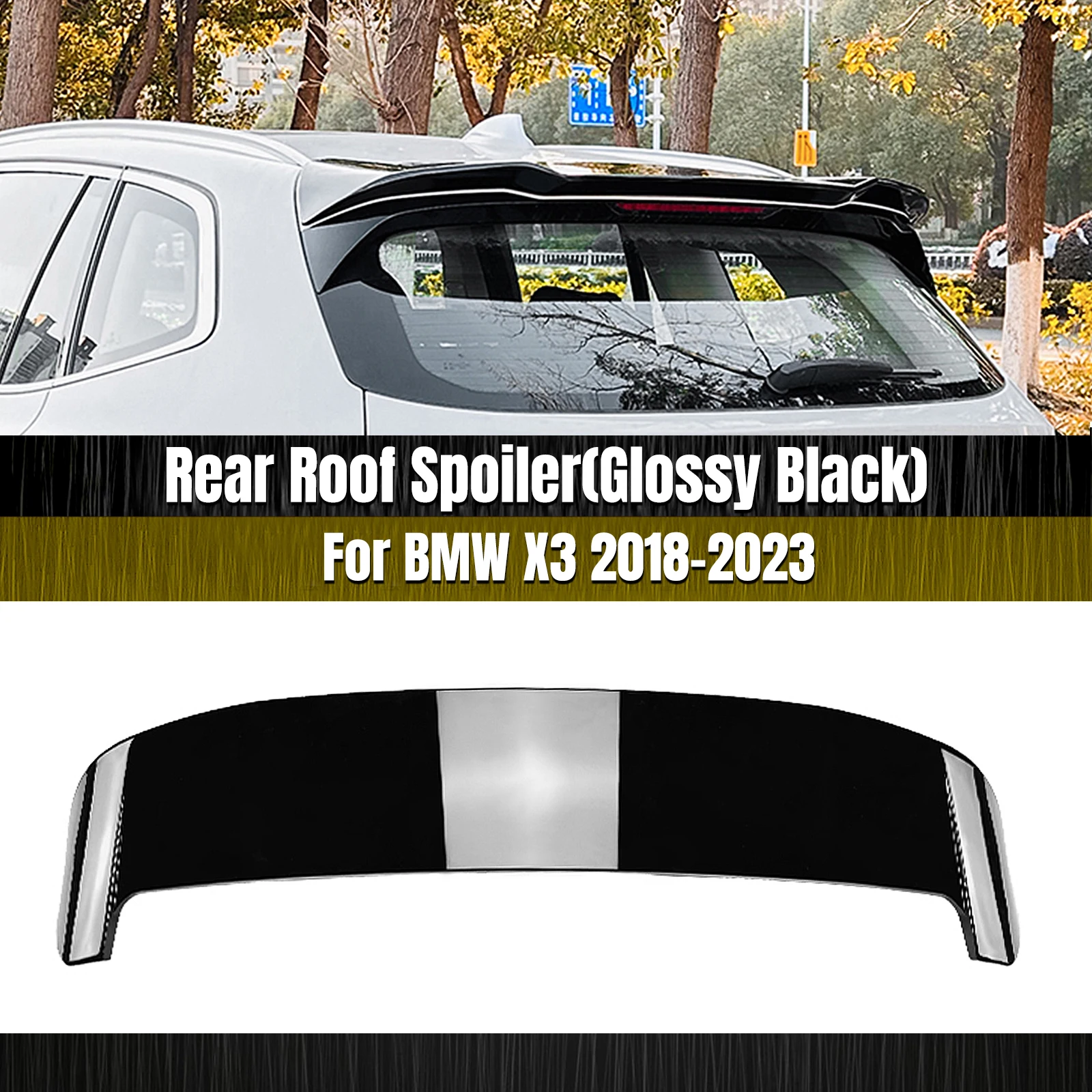 Rear Roof Spoiler Tail Boot Wing Trunk Lid Lip For BMW X3 G01 2018-2025 Non-X3M Upper Splitter Tailgate Trim Body Protector Kit
Rear Roof Spoiler Tail Boot Wing Trunk Lid Lip For BMW X3 G01 2018-2025 Non-X3M Upper Splitter Tailgate Trim Body Protector Kit