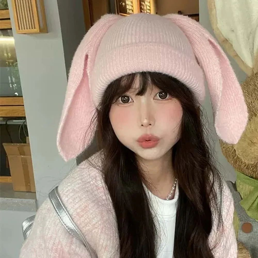 Personality Elastic Bunny Pullover Cap Trendy Soft Rabbit Ears Cap Korean Style All-match Brimless Beanie Hat Kids
Personality Elastic Bunny Pullover Cap Trendy Soft Rabbit Ears Cap Korean Style All-match Brimless Beanie Hat Kids
