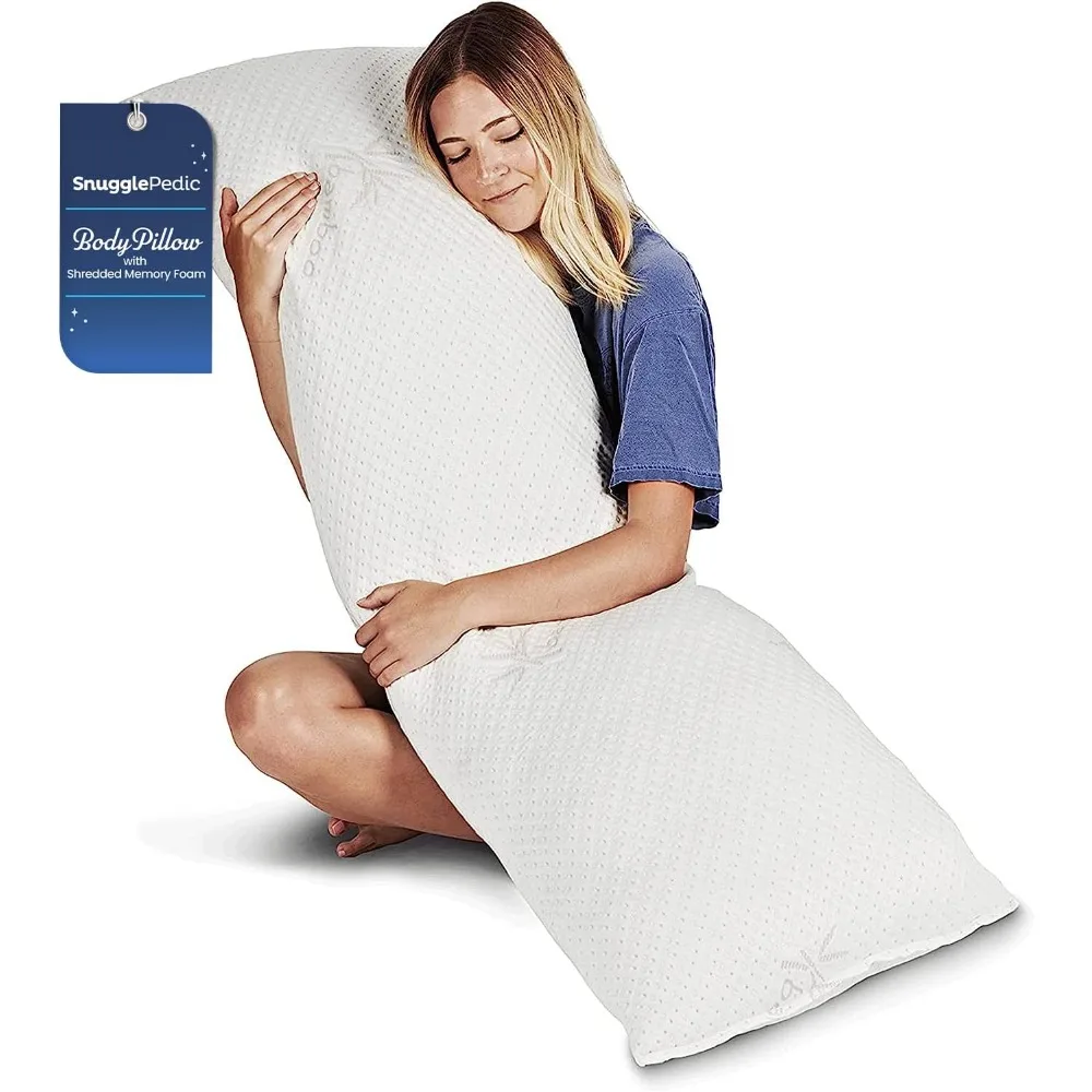 Body Pillow for Adults - White Pregnancy Pillows w/Shredded Memory Foam - Firm Maternity Side Sleeper Pillow for Adults
Body Pillow for Adults - White Pregnancy Pillows w/Shredded Memory Foam - Firm Maternity Side Sleeper Pillow for Adults