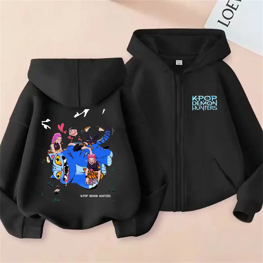 Kpop Demon Hunters Rumi Mira Zoey Derpy Tiger Zipper Hoodie Men Women Fashion Oversized Zip Up Hoodies Unisex Casual Jacket Coat
Kpop Demon Hunters Rumi Mira Zoey Derpy Tiger Zipper Hoodie Men Women Fashion Oversized Zip Up Hoodies Unisex Casual Jacket Coat