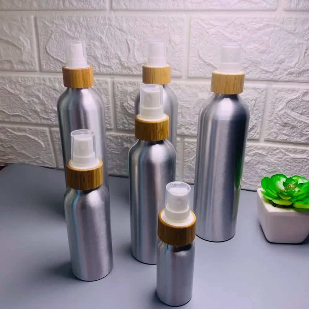 spray bottle wholesale empty aluminum bottles with bamboo lid cosmetic containers cream jar bulk Refillable Bottles Fine Mist
spray bottle wholesale empty aluminum bottles with bamboo lid cosmetic containers cream jar bulk Refillable Bottles Fine Mist