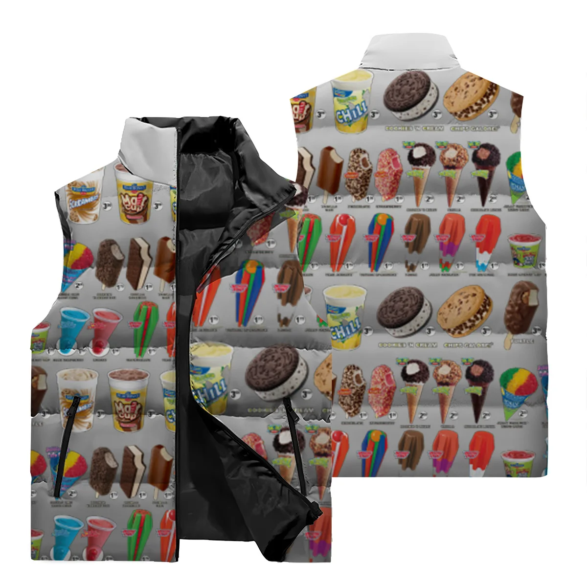 Men's fashion men's sleeveless vest cool work vest jacket durable 3D printed comfortable high-quality men's warm jacket vest jac
Men's fashion men's sleeveless vest cool work vest jacket durable 3D printed comfortable high-quality men's warm jacket vest jac