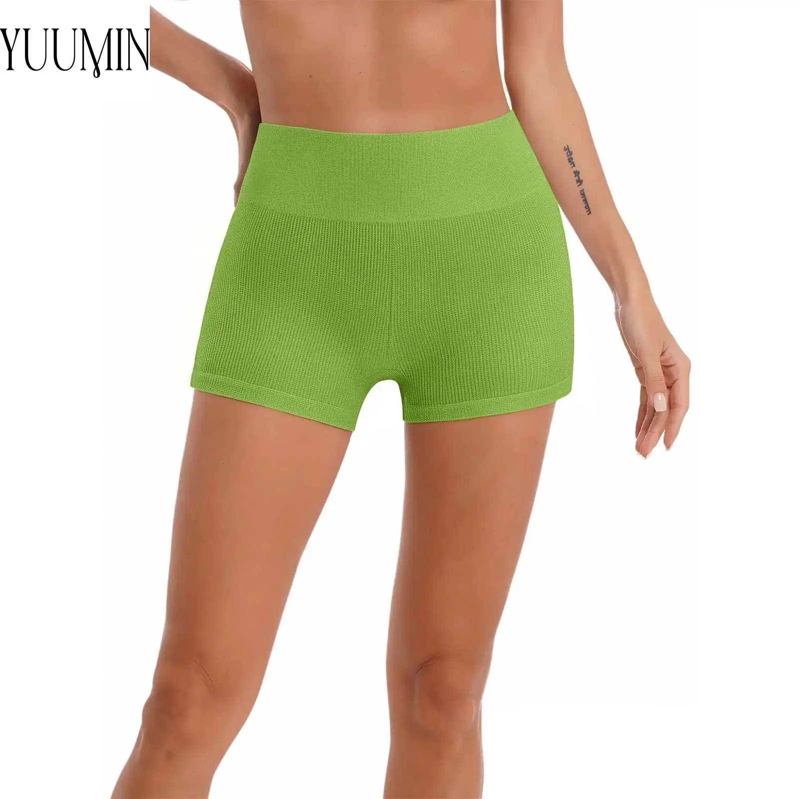 2025 Women Breathable Shimmery Yoga Shorts Tummy Control High Waist Stretchy Athletic Shorts for Gym Running Workout Exercise
2025 Women Breathable Shimmery Yoga Shorts Tummy Control High Waist Stretchy Athletic Shorts for Gym Running Workout Exercise