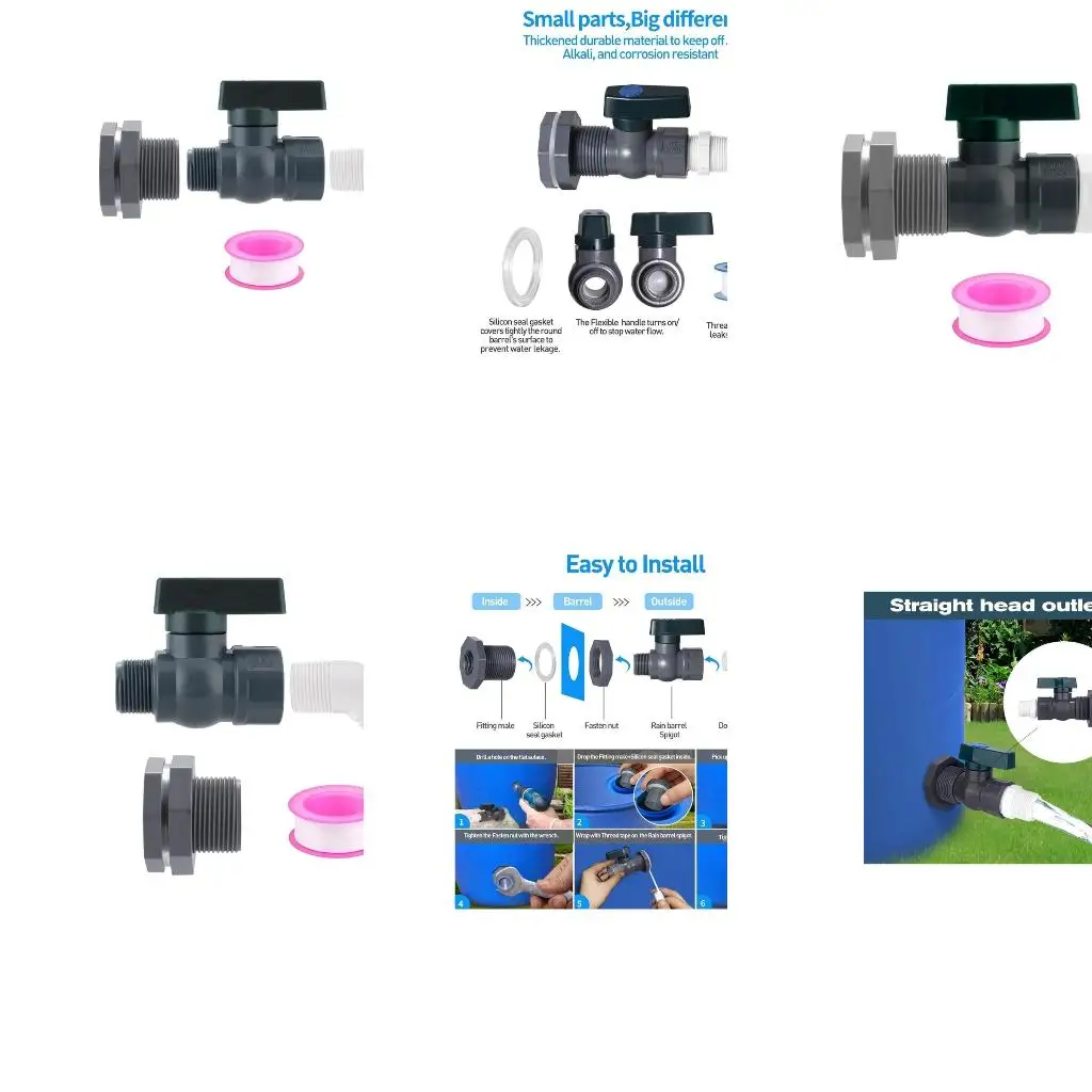 Multipurpose PVC Plumbing Set For Water Barrels Includes 45 Degree Connectors high quality
Multipurpose PVC Plumbing Set For Water Barrels Includes 45 Degree Connectors high quality