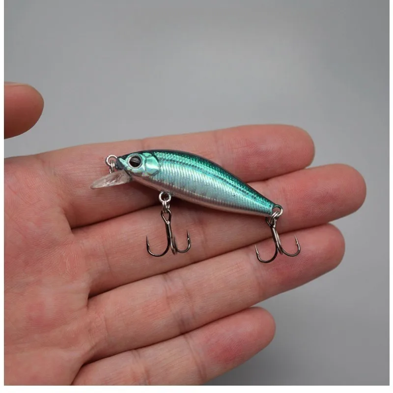 1Pcs 50mm 3.3g Minnow Fishing Lures Artificial Wobbler Crankbait Slow-sinking Hovering Bass Mandarin Fish for Trout Carp Fishing
1Pcs 50mm 3.3g Minnow Fishing Lures Artificial Wobbler Crankbait Slow-sinking Hovering Bass Mandarin Fish for Trout Carp Fishing