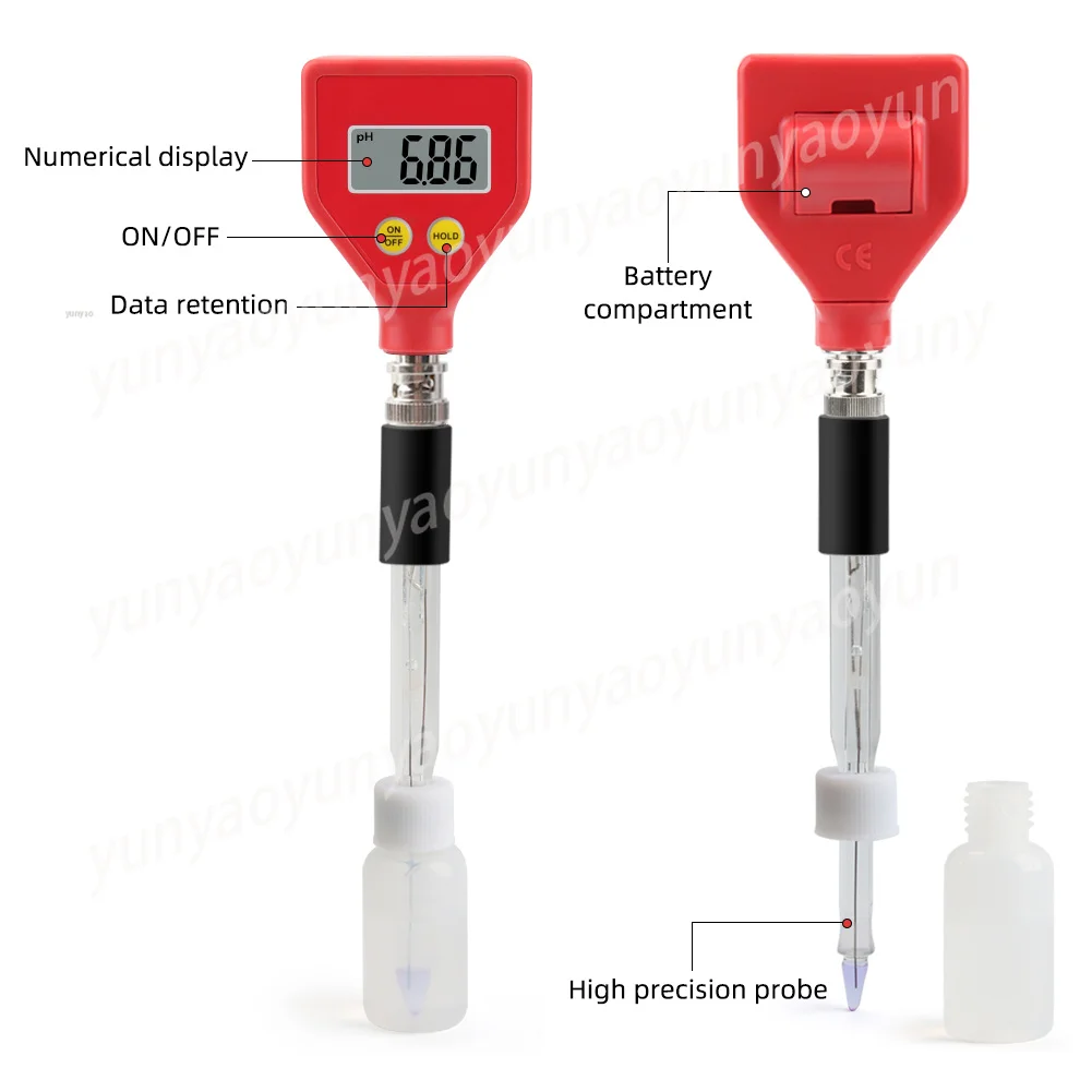 PH-98108 Digital PH Meter Sharp Glass Electrode for Water Food Soil Testing
PH-98108 Digital PH Meter Sharp Glass Electrode for Water Food Soil Testing