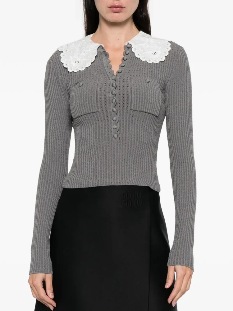 Вязаный свитер Ele ort со съемным воротником-куклой, осенне-зимняя мода для женщин, французский стиль, средней мягкости, длинный рукав
Вязаный свитер Ele ort со съемным воротником-куклой, осенне-зимняя мода для женщин, французский стиль, средней мягкости, длинный рукав