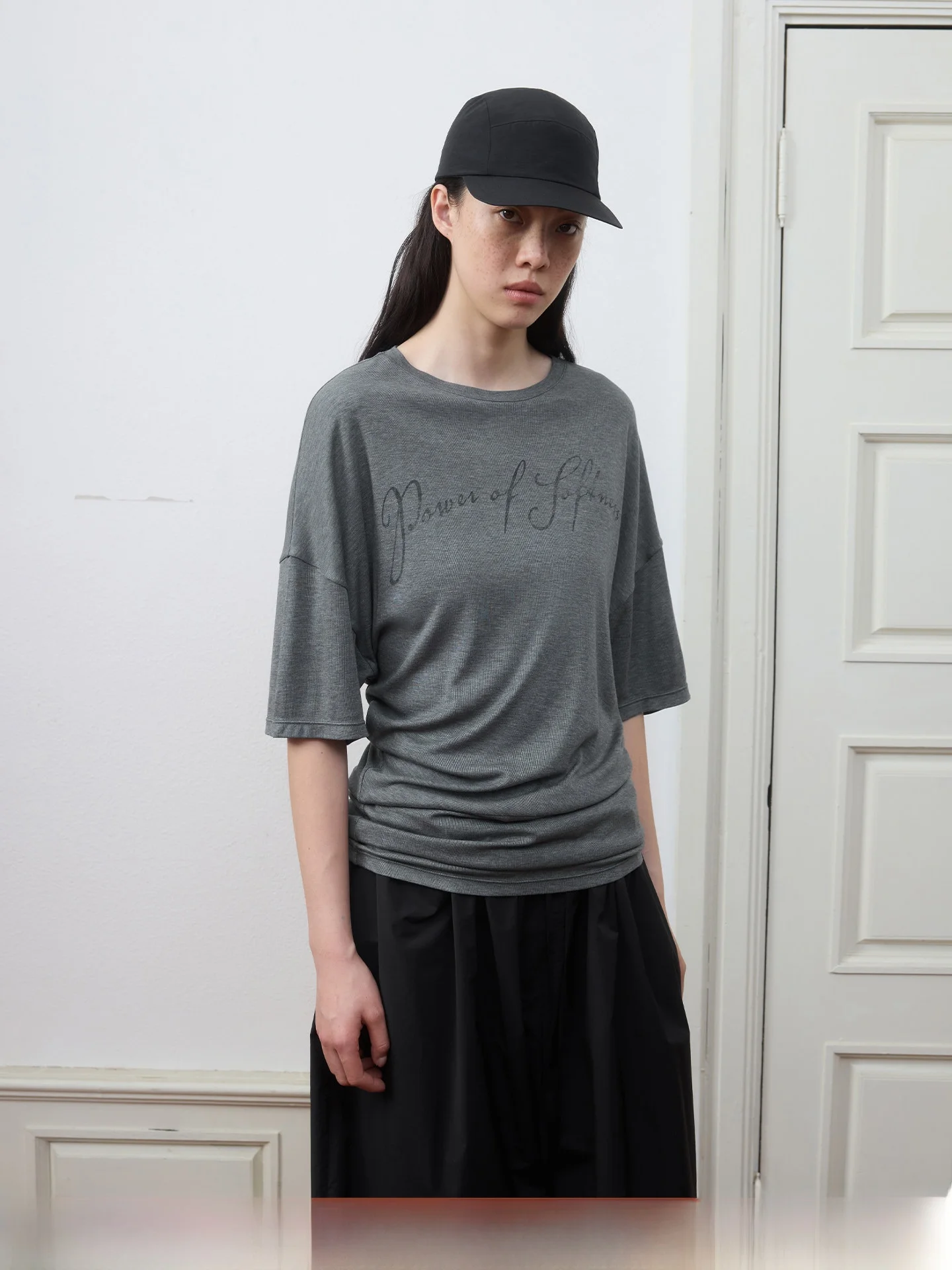 New RandomPiece26 Women's Casual Loose Fit T-Shirt Short Sleeve Asymmetric Hem Vintage Print Blend Fabric Breathable Skin-Fri...
New RandomPiece26 Women's Casual Loose Fit T-Shirt Short Sleeve Asymmetric Hem Vintage Print Blend Fabric Breathable Skin-Fri...