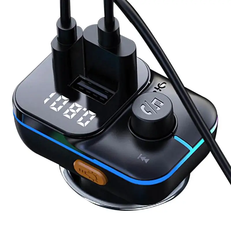 FM-передатчик с RGB-подсветкой, Bluetooth 5,0, автомобильный комплект громкой связи, аудио, MP3 модулятор, аудиоресивер, быстрое зарядное устройство с 2 USB-портами
FM-передатчик с RGB-подсветкой, Bluetooth 5,0, автомобильный комплект громкой связи, аудио, MP3 модулятор, аудиоресивер, быстрое зарядное устройство с 2 USB-портами
