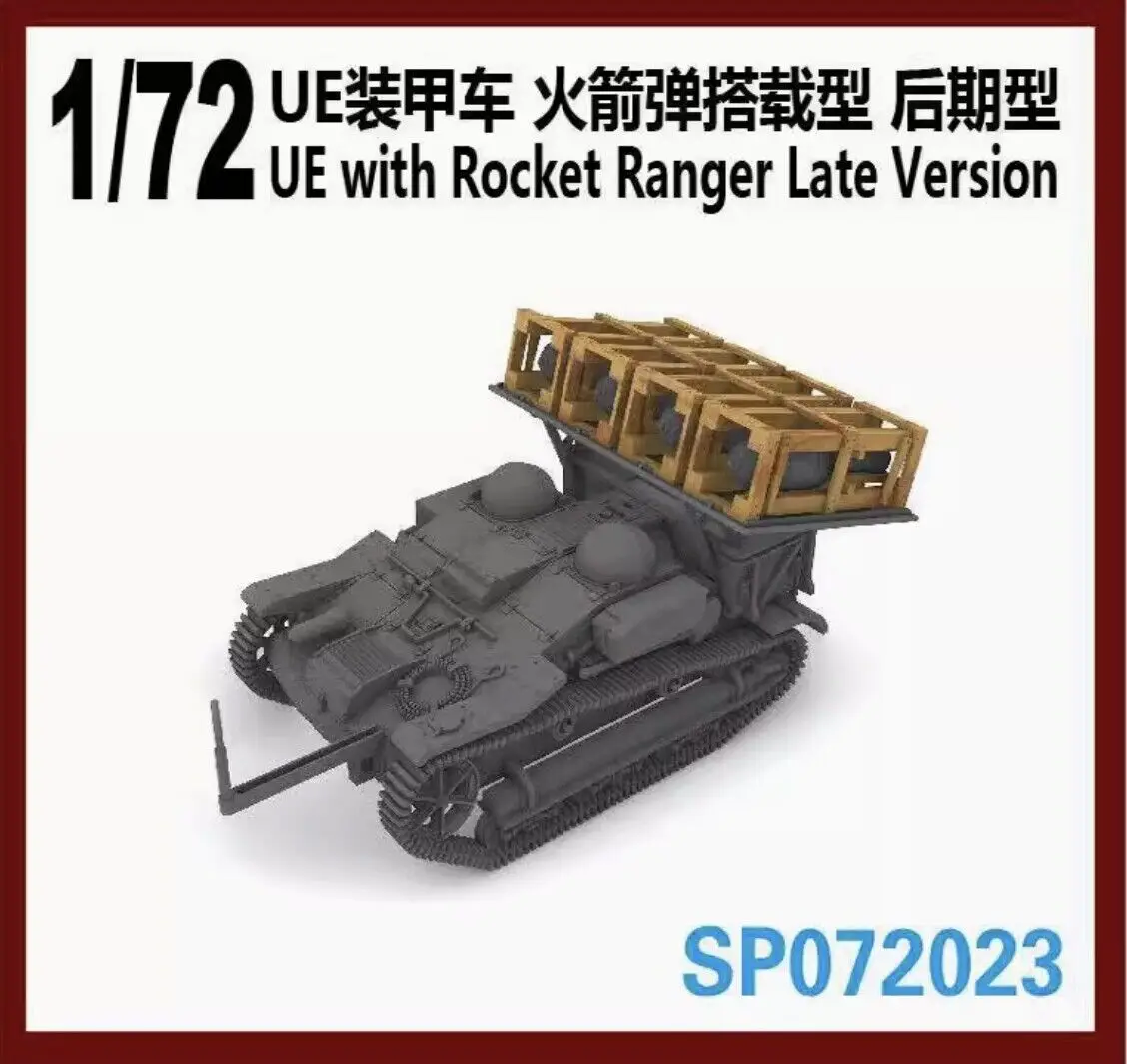 S-MODEL SP 072023 Масштаб ЕС в масштабе 1/72 с ракетным рейнджером, поздняя версия, 3D-печать, 1 шт.
S-MODEL SP 072023 Масштаб ЕС в масштабе 1/72 с ракетным рейнджером, поздняя версия, 3D-печать, 1 шт.