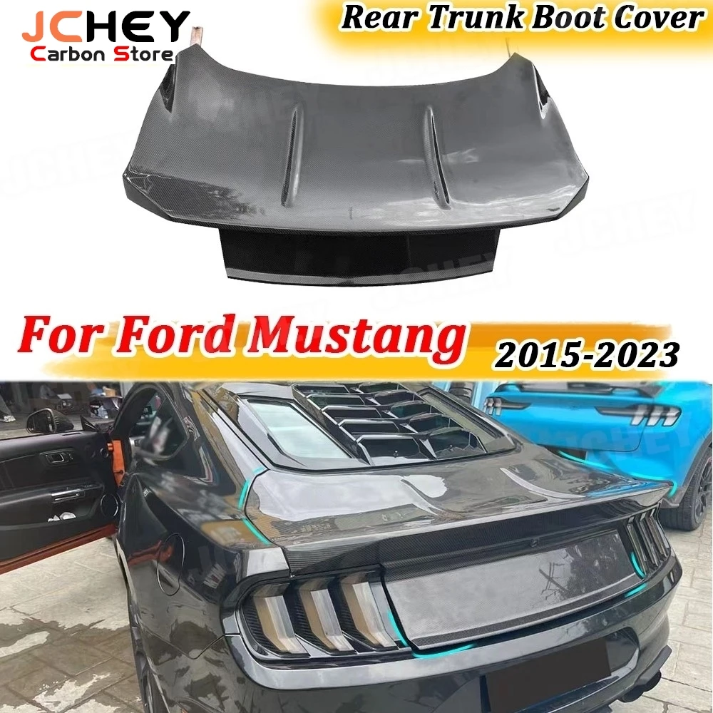 Carbon Fiber Tailgate Rear Trunk Boot Cover Trim For Ford Mustang 2015-2023 W Style FRP Accessories Body Kits Decoration
Carbon Fiber Tailgate Rear Trunk Boot Cover Trim For Ford Mustang 2015-2023 W Style FRP Accessories Body Kits Decoration