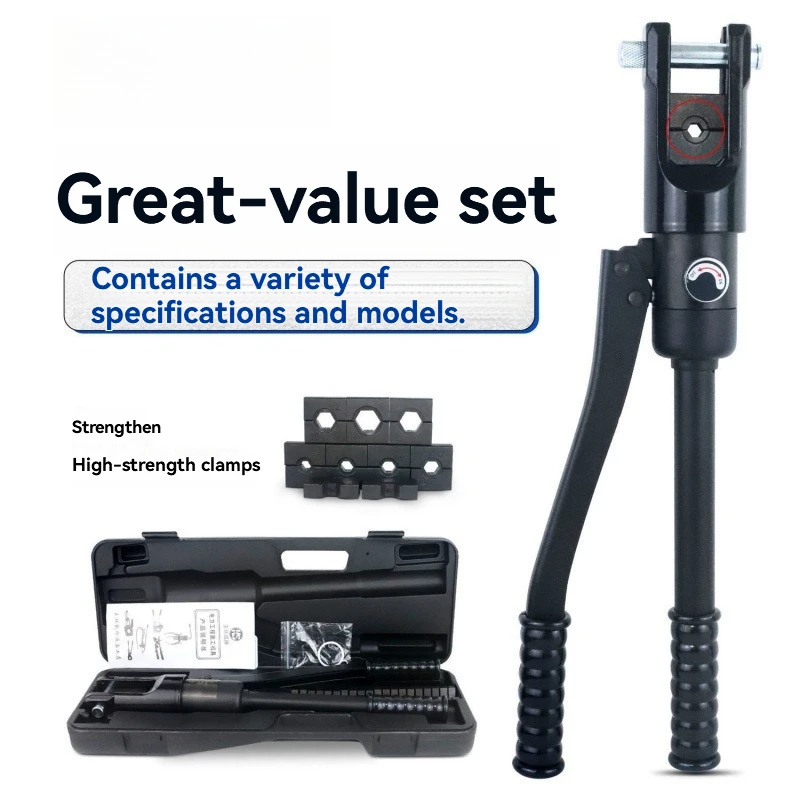 Manual Hydraulic Pliers Crimping Pliers 70/120/240/300 Copper Aluminum Nose Crimping Pliers for Electrical Wiring Crimping
Manual Hydraulic Pliers Crimping Pliers 70/120/240/300 Copper Aluminum Nose Crimping Pliers for Electrical Wiring Crimping