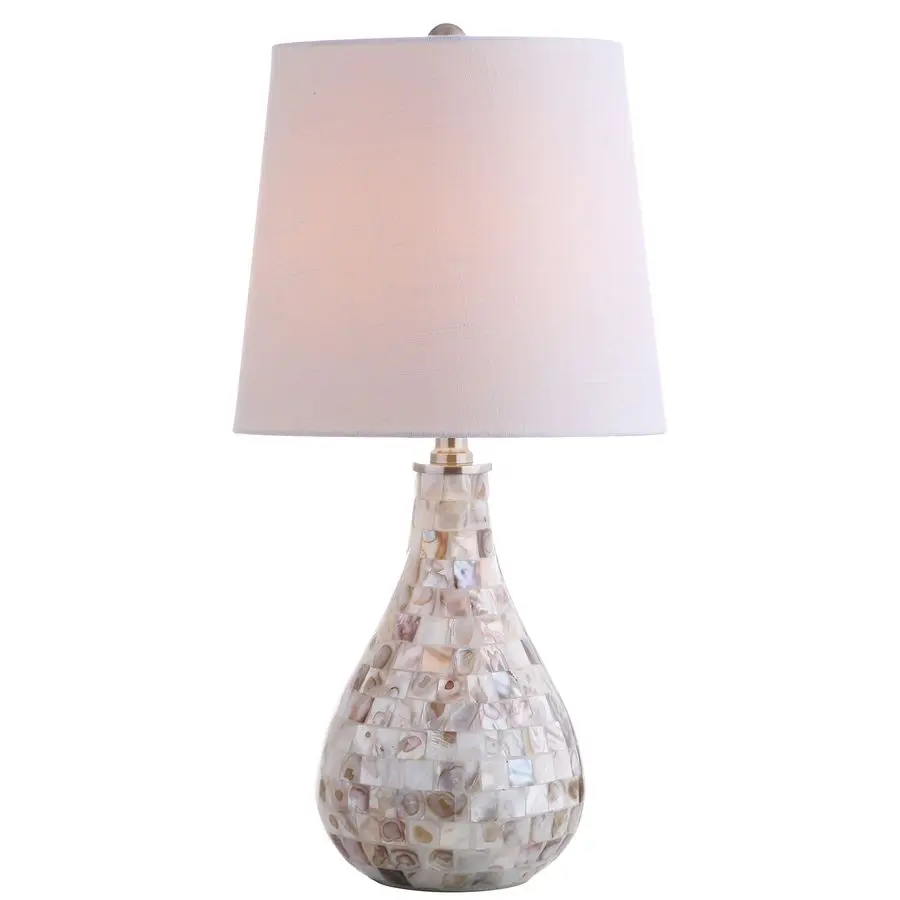 Настольная мини-лампа Y 20.5 Seashell Coastal LED для гостиной и офиса, с белым льняным абажуром-барабаном, современная прикроватная лампа с перламутровым декором
Настольная мини-лампа Y 20.5 Seashell Coastal LED для гостиной и офиса, с белым льняным абажуром-барабаном, современная прикроватная лампа с перламутровым декором