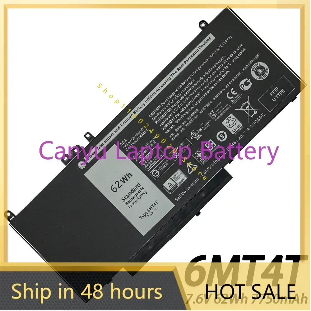 2024 6MT4T For Latitude Precision 14 15 5470 E5470 5570 E5570 3510 M3510 Series 7V69Y TXF9M 79VRK 62Wh New Laptop battery
2024 6MT4T For Latitude Precision 14 15 5470 E5470 5570 E5570 3510 M3510 Series 7V69Y TXF9M 79VRK 62Wh New Laptop battery