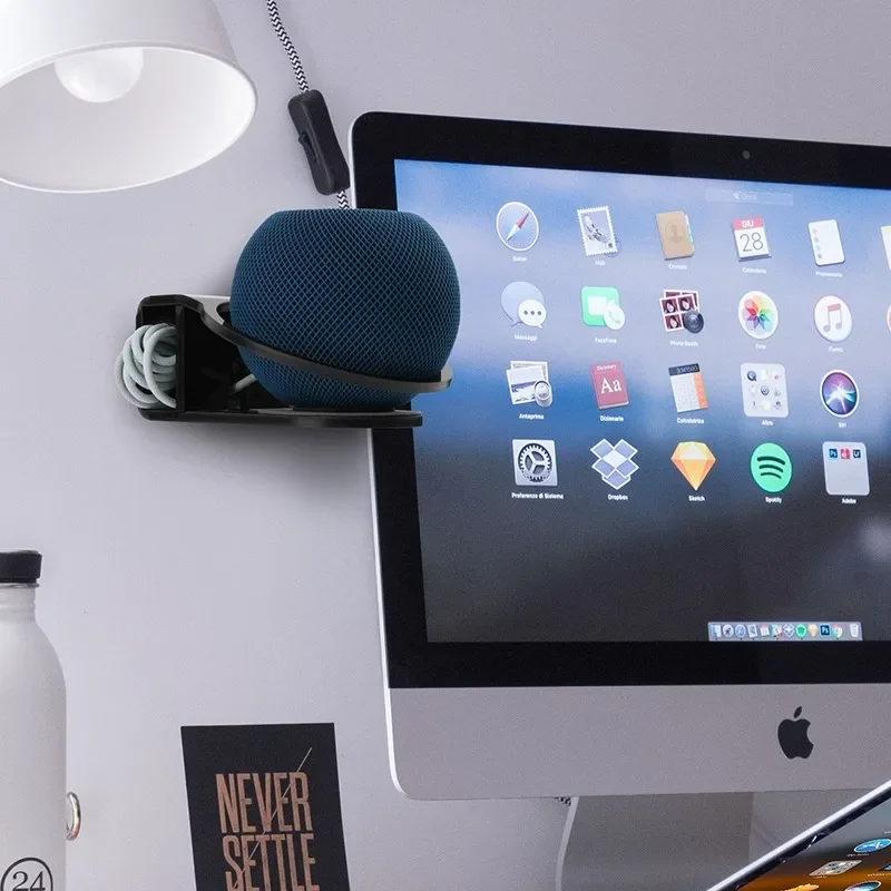 For HomePod Mini Speaker Outlet Wall Mount Holder Bracket Space Saving Wall Shelf With Cord Arrangement For HomePod Mini Stand
For HomePod Mini Speaker Outlet Wall Mount Holder Bracket Space Saving Wall Shelf With Cord Arrangement For HomePod Mini Stand
