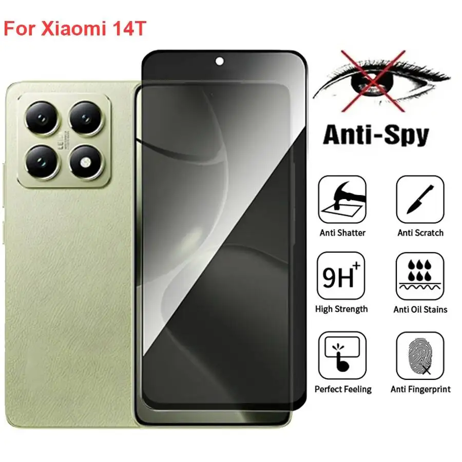 For Xiaomi 14T Anti Spy Privacy Tempered Glass Protector Compatible For Xiaomi14t Full Cover Screen Phone Film
For Xiaomi 14T Anti Spy Privacy Tempered Glass Protector Compatible For Xiaomi14t Full Cover Screen Phone Film