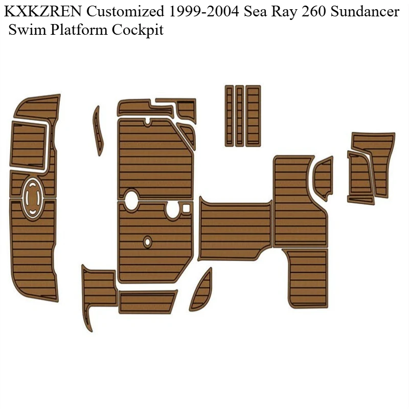 KXKZREN Custom 1999-2004 Sea Ray 260 Sundancer Swim Platform Cockpit Pad Boat Non-slip Flooring Pad Self-adhesive Decking Sheet
KXKZREN Custom 1999-2004 Sea Ray 260 Sundancer Swim Platform Cockpit Pad Boat Non-slip Flooring Pad Self-adhesive Decking Sheet