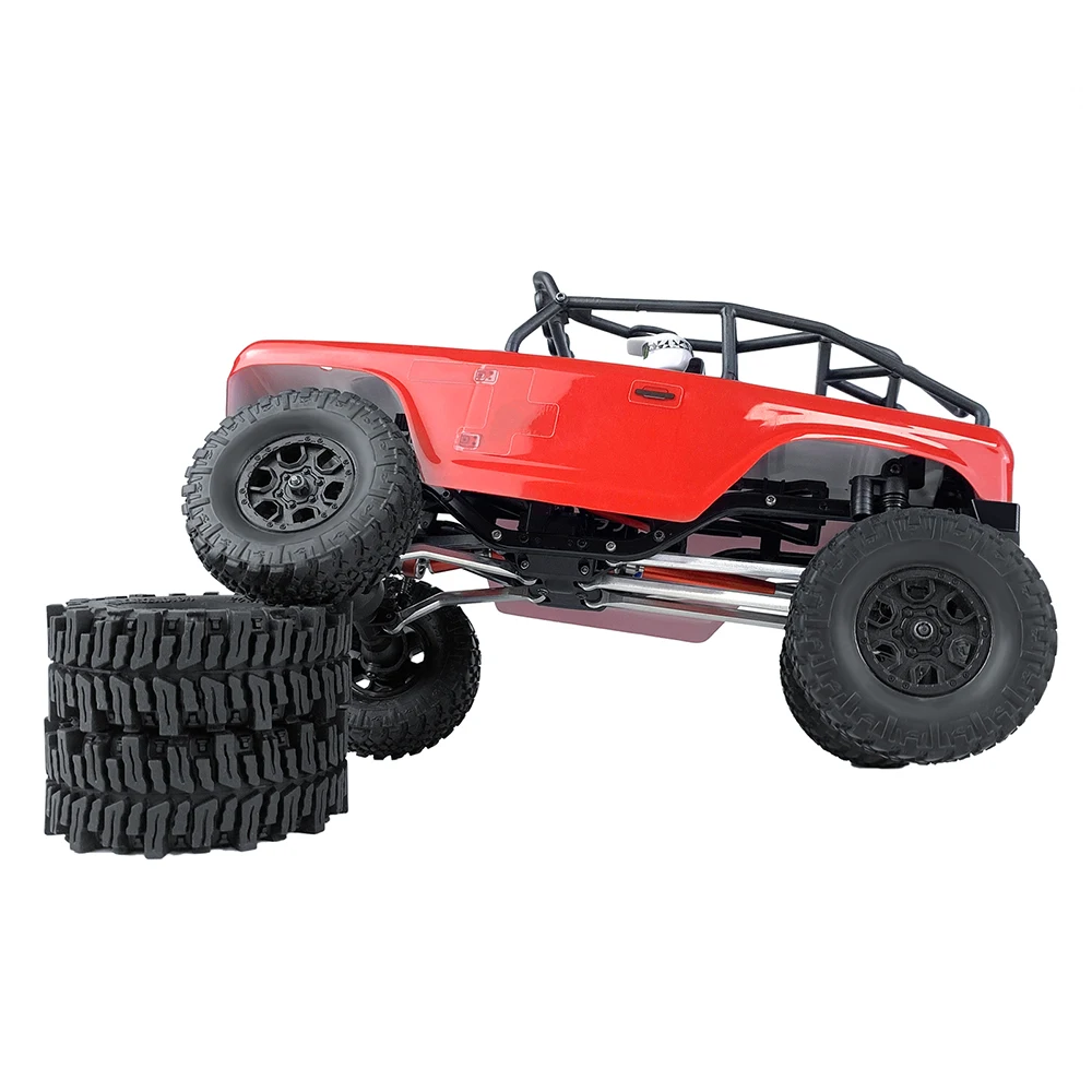 TRINOOD 4Pcs 38mm/42mm Soft Rubber Tires Wheel Tyres with Insert Foam for Kyosho Jimny 1/18 RC Crawler Car Truck Upgrade Parts 
TRINOOD 4Pcs 38mm/42mm Soft Rubber Tires Wheel Tyres with Insert Foam for Kyosho Jimny 1/18 RC Crawler Car Truck Upgrade Parts