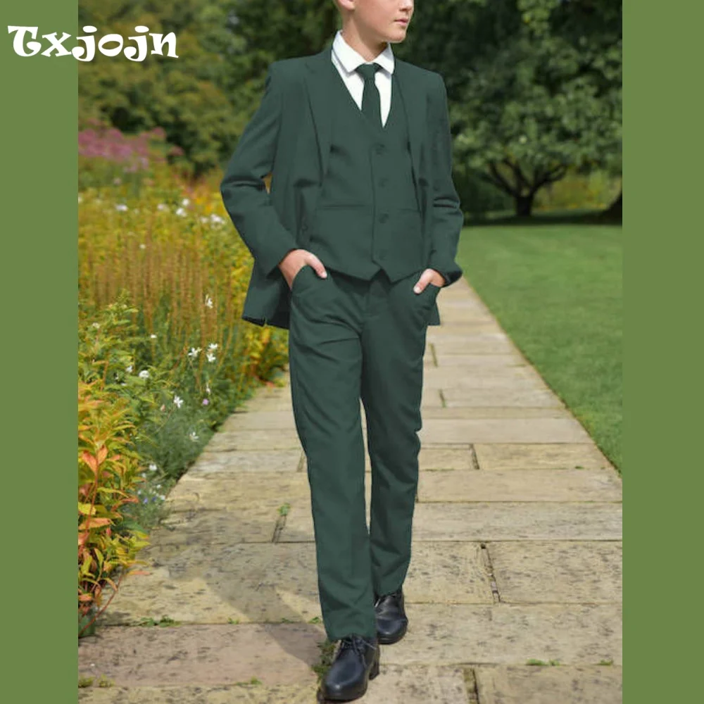 Formal Suit Set for Boys Trend Homecoming Tuxedo Wedding 3-Piece Jacket Pants Vest Kids Blazer Set Slim Fit Tailored Outfit
Formal Suit Set for Boys Trend Homecoming Tuxedo Wedding 3-Piece Jacket Pants Vest Kids Blazer Set Slim Fit Tailored Outfit