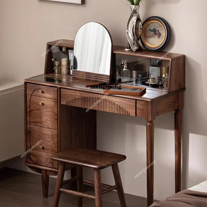 Wood Cheap Vanity Table Desk Chair Storage Drawers Cosmetics Women Dressing Table Modern Organizer Penteadeira Chinese Furniture
Wood Cheap Vanity Table Desk Chair Storage Drawers Cosmetics Women Dressing Table Modern Organizer Penteadeira Chinese Furniture