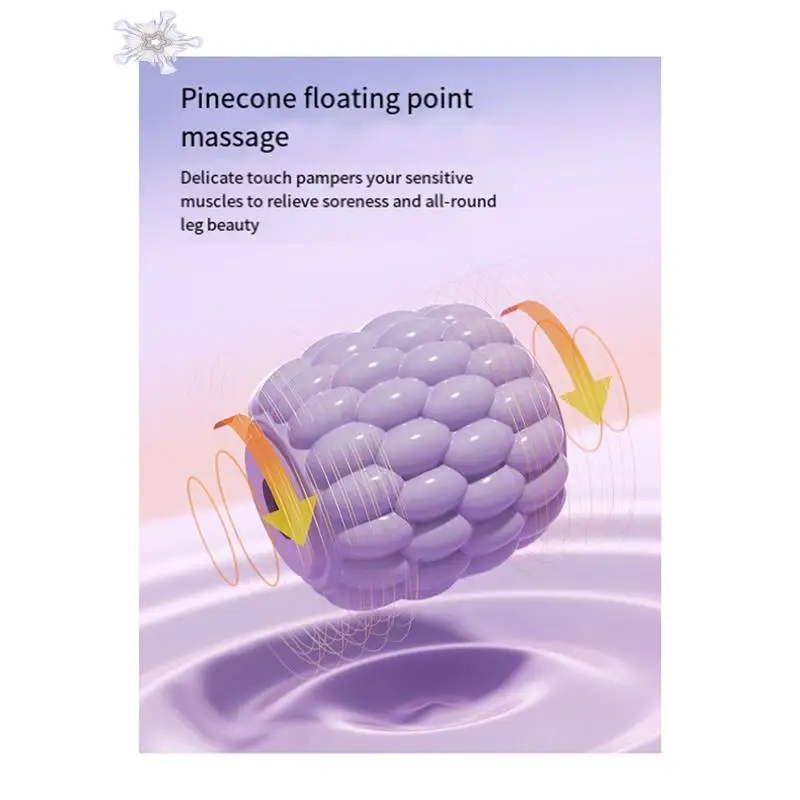 1 Piece Clamp Leg Massager, Wheels Muscle Roller Massager Purple TPE 360 Degree Leg Neck Muscle Hand Arm Relaxer
1 Piece Clamp Leg Massager, Wheels Muscle Roller Massager Purple TPE 360 Degree Leg Neck Muscle Hand Arm Relaxer