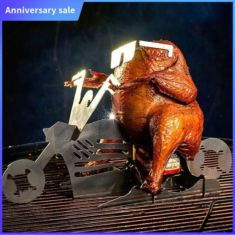 A75P-Camping Barbecue Supplies Chicken Stand Portable Beer Motorcycle Stainless Steel BBQ Oven Grill Rack
A75P-Camping Barbecue Supplies Chicken Stand Portable Beer Motorcycle Stainless Steel BBQ Oven Grill Rack