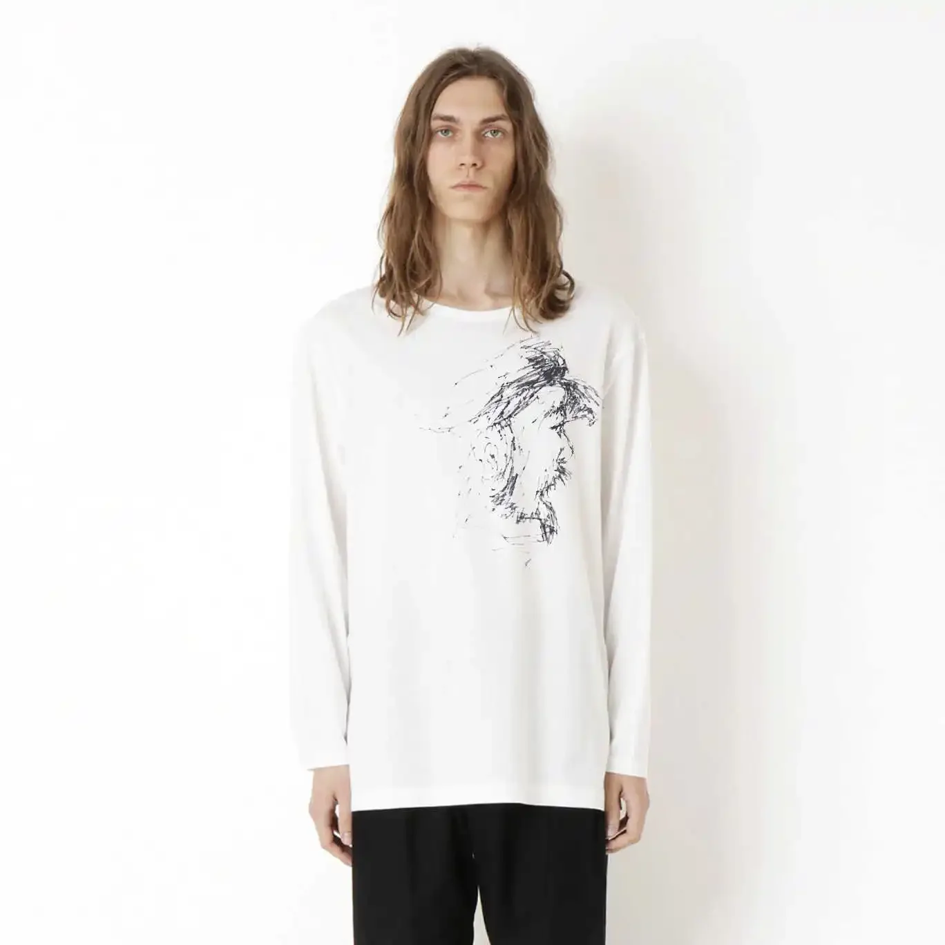 YOJI OOAK оригинальный дизайн мужская японская органическая хлопковая футболка с эскизом головы белая футболка с круглым вырезом и длинными рукавами повседневная
YOJI OOAK оригинальный дизайн мужская японская органическая хлопковая футболка с эскизом головы белая футболка с круглым вырезом и длинными рукавами повседневная