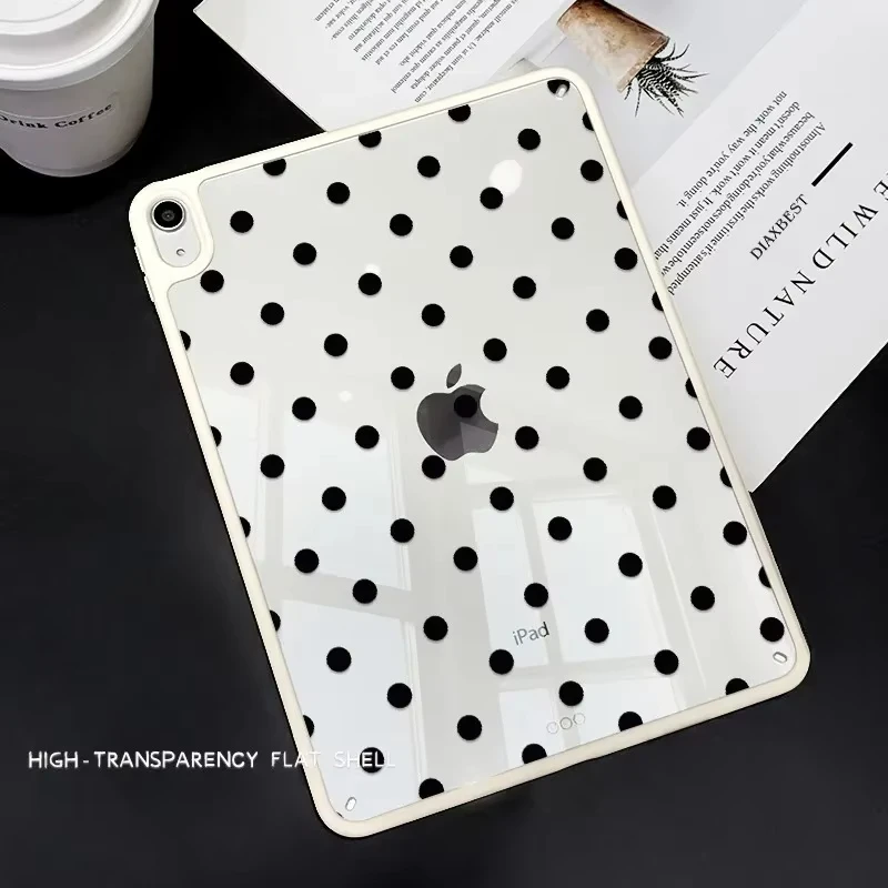 Korean Ins Black Polka Dots Y2K Cover For iPad Pro 13 11th M5 M4 12.9 A16 10 8 7 9th 10th For Ipad Air 11 M2 M3 Mini Tablet Case
Korean Ins Black Polka Dots Y2K Cover For iPad Pro 13 11th M5 M4 12.9 A16 10 8 7 9th 10th For Ipad Air 11 M2 M3 Mini Tablet Case