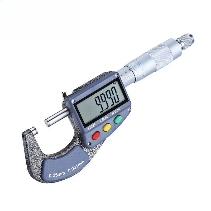 Display outer diameter micrometer 0-25-50-75-100mm 1000 minute thickness gauge Electronic spiral micrometer
Display outer diameter micrometer 0-25-50-75-100mm 1000 minute thickness gauge Electronic spiral micrometer