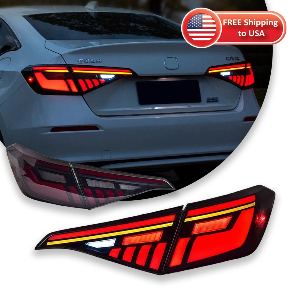 Автомобильный фонарь TYPY для Honda Civic, задний фонарь 11 поколения 2022 2023, светодиодный проектор, задний фонарь, дневные ходовые огни, автомобильные аксессуары
Автомобильный фонарь TYPY для Honda Civic, задний фонарь 11 поколения 2022 2023, светодиодный проектор, задний фонарь, дневные ходовые огни, автомобильные аксессуары