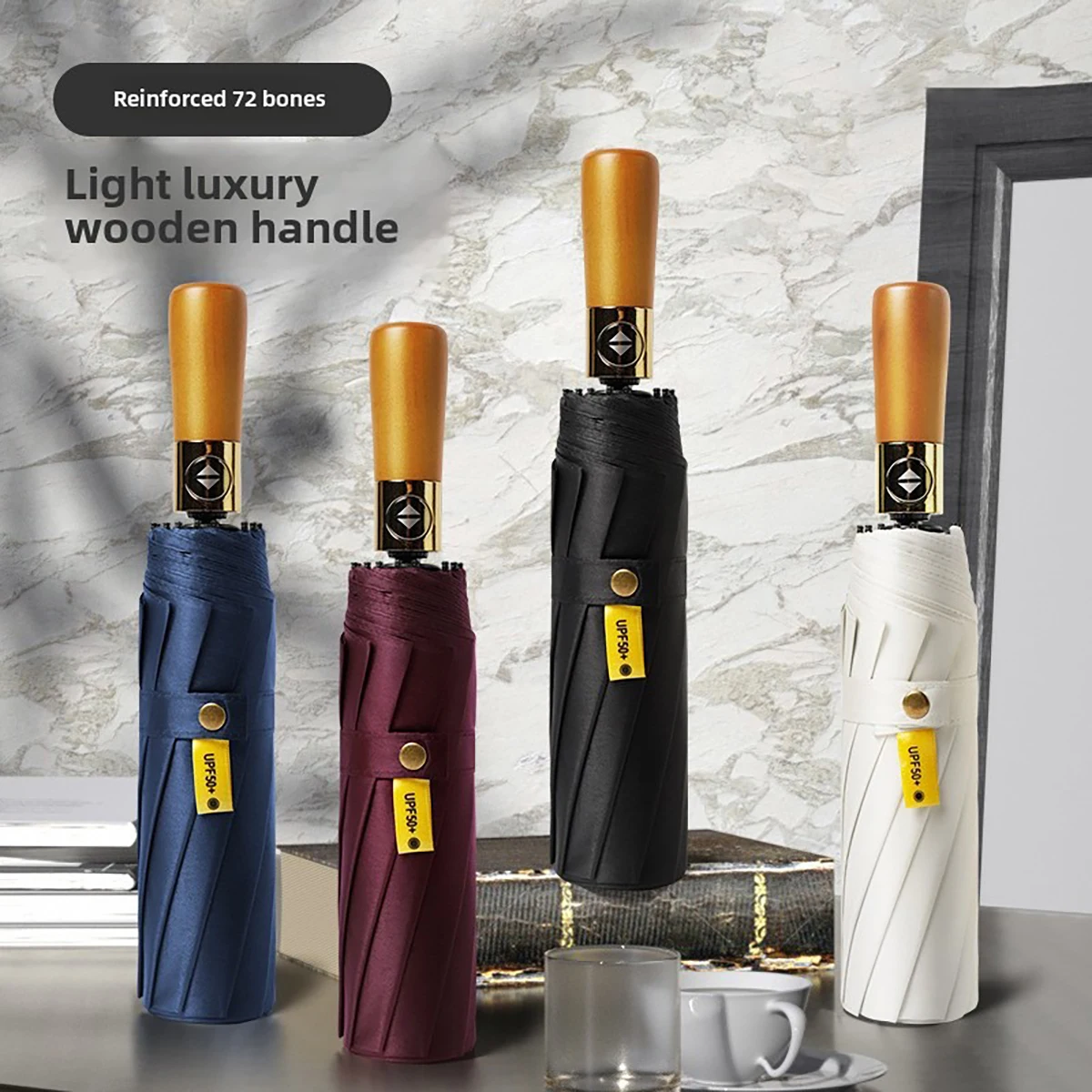 Fully Automatic 12-Rib Umbrella, Wind-Resistant, Large Sunshade, Folding Business Advertising Umbrella for Rain And Shine.
Fully Automatic 12-Rib Umbrella, Wind-Resistant, Large Sunshade, Folding Business Advertising Umbrella for Rain And Shine.