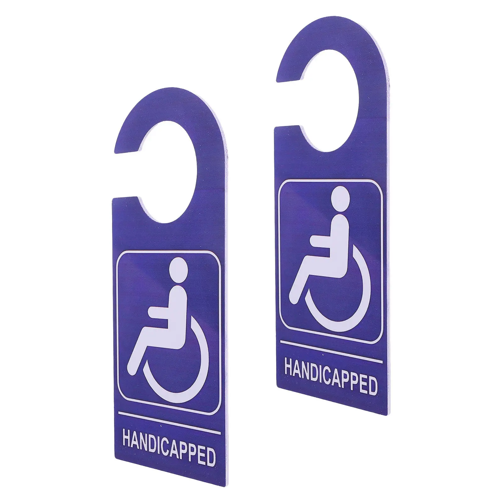 2Pcs Handicap Parking Sign Blue PVC Waterproof Stable Handicap Placard for Car Rearview Mirror Door Hook Disabled Parking
2Pcs Handicap Parking Sign Blue PVC Waterproof Stable Handicap Placard for Car Rearview Mirror Door Hook Disabled Parking