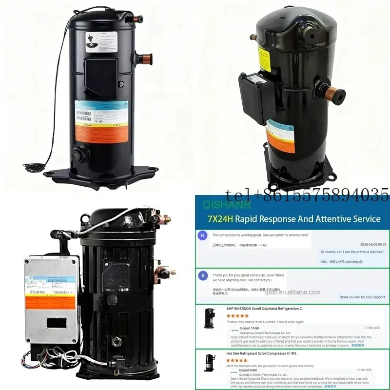 Hot Invotech YF20E1G-Q100 Stainless Steel Scroll Refrigeration Compressor 2.5HP 3HP R404A for Low Temperature Freezer Cooler
Hot Invotech YF20E1G-Q100 Stainless Steel Scroll Refrigeration Compressor 2.5HP 3HP R404A for Low Temperature Freezer Cooler