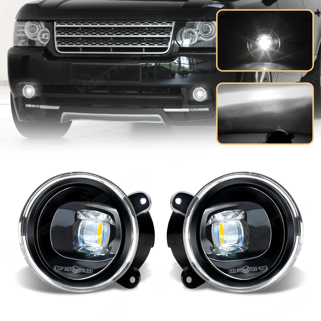 1Pair For Land Rover Discovery LR3 Range Rover Sport 2003-2009 LED White Yellow Fog Lamp Assembly XBJ000080 XBJ000090 Headlight
1Pair For Land Rover Discovery LR3 Range Rover Sport 2003-2009 LED White Yellow Fog Lamp Assembly XBJ000080 XBJ000090 Headlight