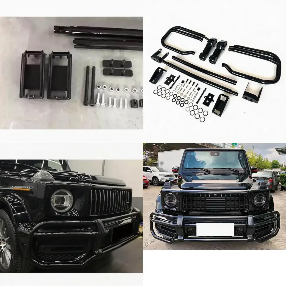 Black Silver Universal Stainless Steel High-strength Rust-proof Front Bumper Guard
Black Silver Universal Stainless Steel High-strength Rust-proof Front Bumper Guard