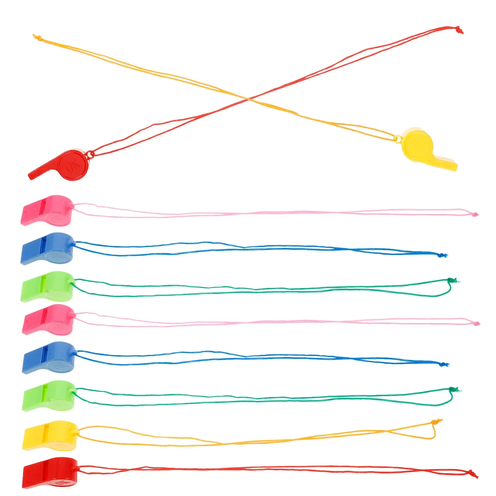 24 Pcs Whistle Plastic Cheering Children Toy Kids Sports Toys Portable Hanging Wedding Referee Pendant
24 Pcs Whistle Plastic Cheering Children Toy Kids Sports Toys Portable Hanging Wedding Referee Pendant