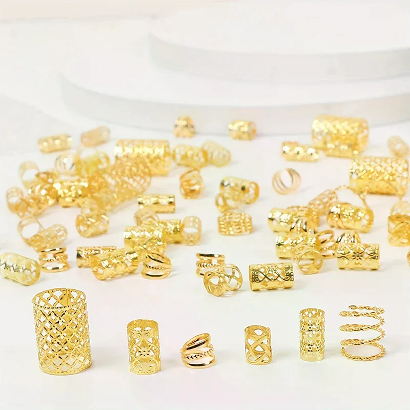 90 шт. золотые локоны для дредов, аксессуары для волос для плетения, украшения для волос, кольца для волос для женщин и девочек, регулируемые манжеты
90 шт. золотые локоны для дредов, аксессуары для волос для плетения, украшения для волос, кольца для волос для женщин и девочек, регулируемые манжеты