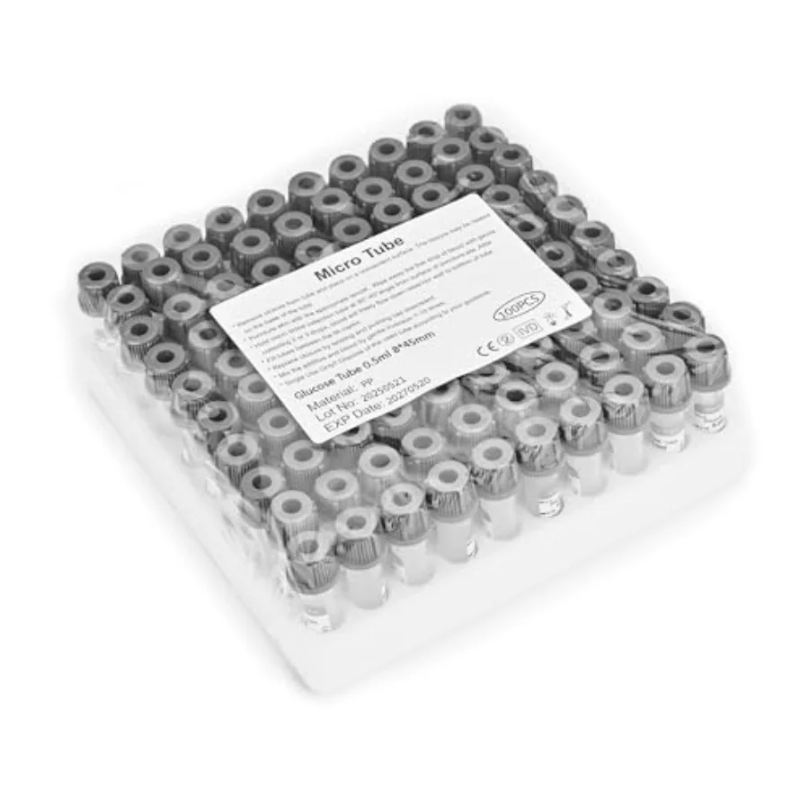 Микротрубки для забора крови 0,5 мл, для определения уровня глюкозы, лабораторные пробирки для тестирования, для животных, ветеринарные, 100 шт., в индивидуальной упаковке
Микротрубки для забора крови 0,5 мл, для определения уровня глюкозы, лабораторные пробирки для тестирования, для животных, ветеринарные, 100 шт., в индивидуальной упаковке