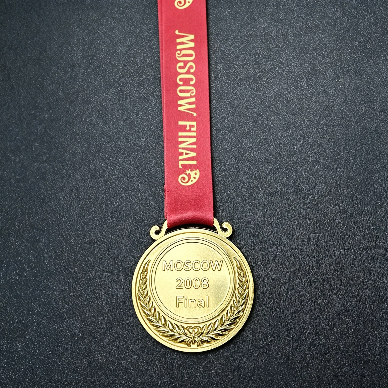 Moscow 2008 Style Football Award Medal with Ribbon for Fans Collection
Moscow 2008 Style Football Award Medal with Ribbon for Fans Collection