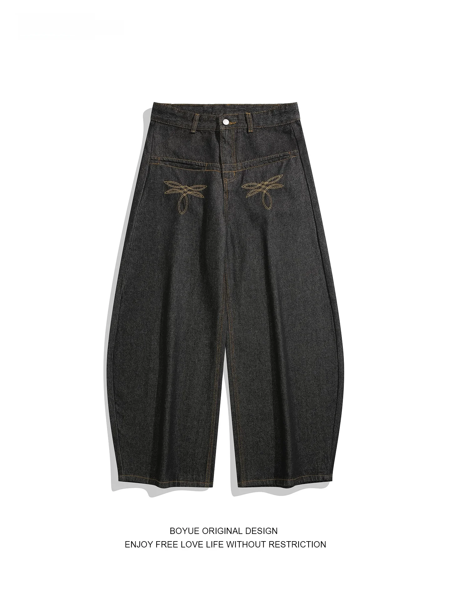 Boyue American Retro Knife Jeans Men's Loose High Street Sle Embroidered Wide Leg Long Pants Cotton Polyester Blend
Boyue American Retro Knife Jeans Men's Loose High Street Sle Embroidered Wide Leg Long Pants Cotton Polyester Blend