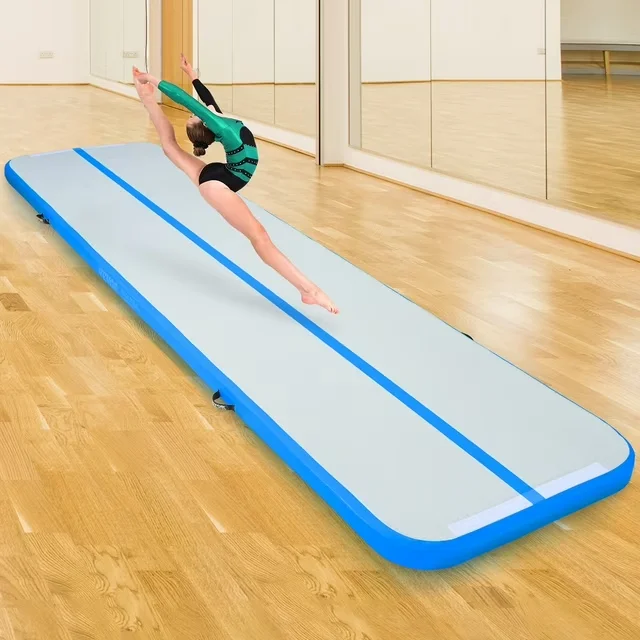 Inflatable Gym Mat 8*1 M ( About 26* 3 Feets) Physical Exercise Air Tumble Track Gymnastics Training Use for Taekwondo or Yoga
Inflatable Gym Mat 8*1 M ( About 26* 3 Feets) Physical Exercise Air Tumble Track Gymnastics Training Use for Taekwondo or Yoga