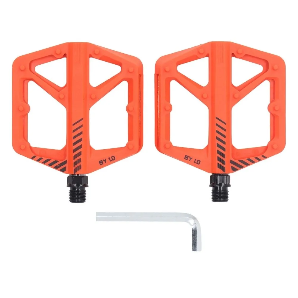 1 Pair Nylon Fiber Cycle Pedal Boron Steel Axel Anti Slip Bike Flat Pedal Widen Lightweight Bike Pedal Replacement
1 Pair Nylon Fiber Cycle Pedal Boron Steel Axel Anti Slip Bike Flat Pedal Widen Lightweight Bike Pedal Replacement
