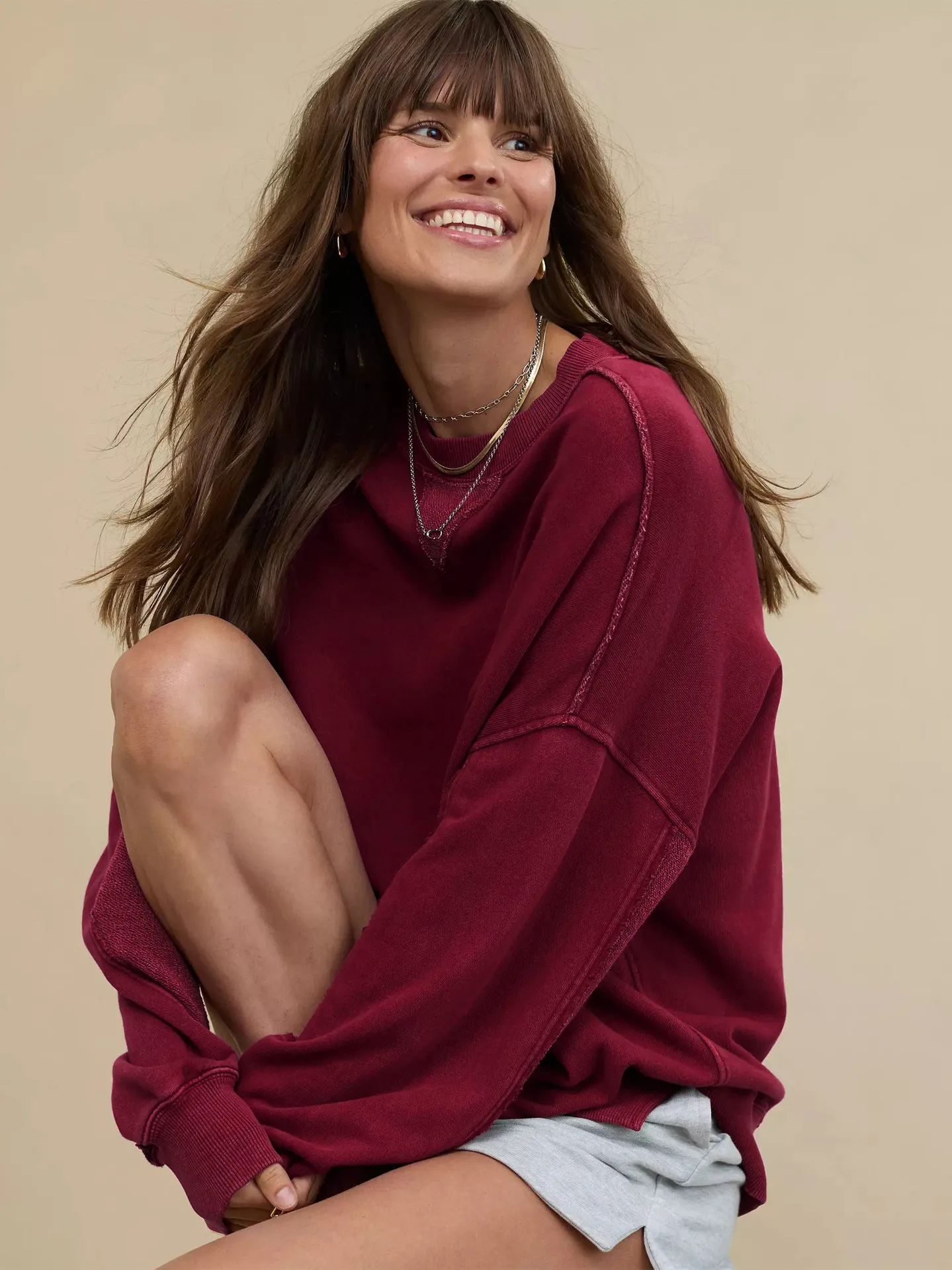 Women's Autumn Winter Cotton Sweatshirt Loose Short Lantern Sleeve Spliced Cotton French Casual Pullover Tops
Women's Autumn Winter Cotton Sweatshirt Loose Short Lantern Sleeve Spliced Cotton French Casual Pullover Tops