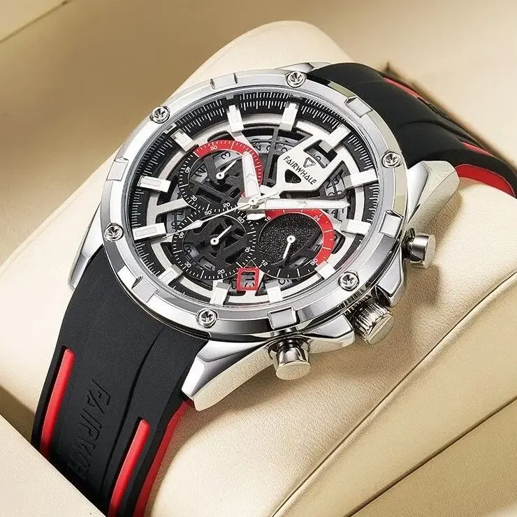 Mark Fairwhale Fashion Watch For Men Sports Silicone Strap Quartz Watches Multifunctional Waterproof Wristwatch Boy Reloj Hombre
Mark Fairwhale Fashion Watch For Men Sports Silicone Strap Quartz Watches Multifunctional Waterproof Wristwatch Boy Reloj Hombre
