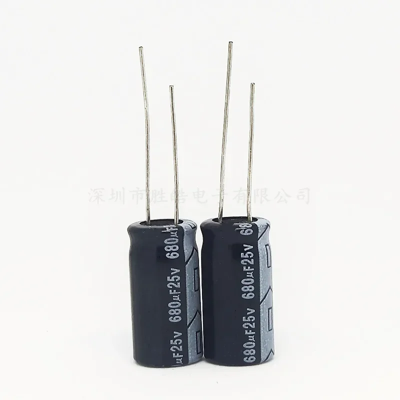 10PCS/LOT 25V680uF 680UF25V 10*17mm High-quality Aluminum Electrolytic Capacitors 25V 680UF Size:10x17(MM)
10PCS/LOT 25V680uF 680UF25V 10*17mm High-quality Aluminum Electrolytic Capacitors 25V 680UF Size:10x17(MM)