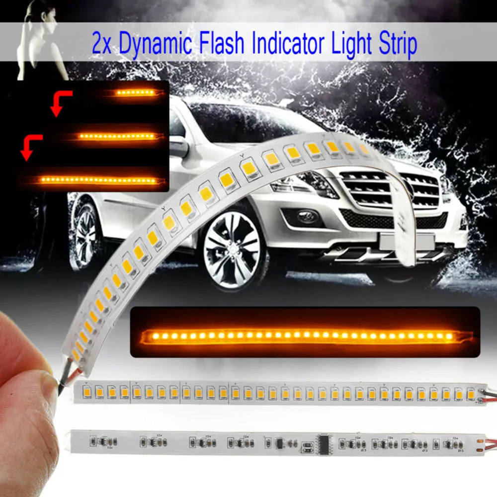 LED Car Side Mirror Indicator Lights with For Dynamic Flashing Feature Pack of 2 IP65 Waterproof for All Vehicles
LED Car Side Mirror Indicator Lights with For Dynamic Flashing Feature Pack of 2 IP65 Waterproof for All Vehicles