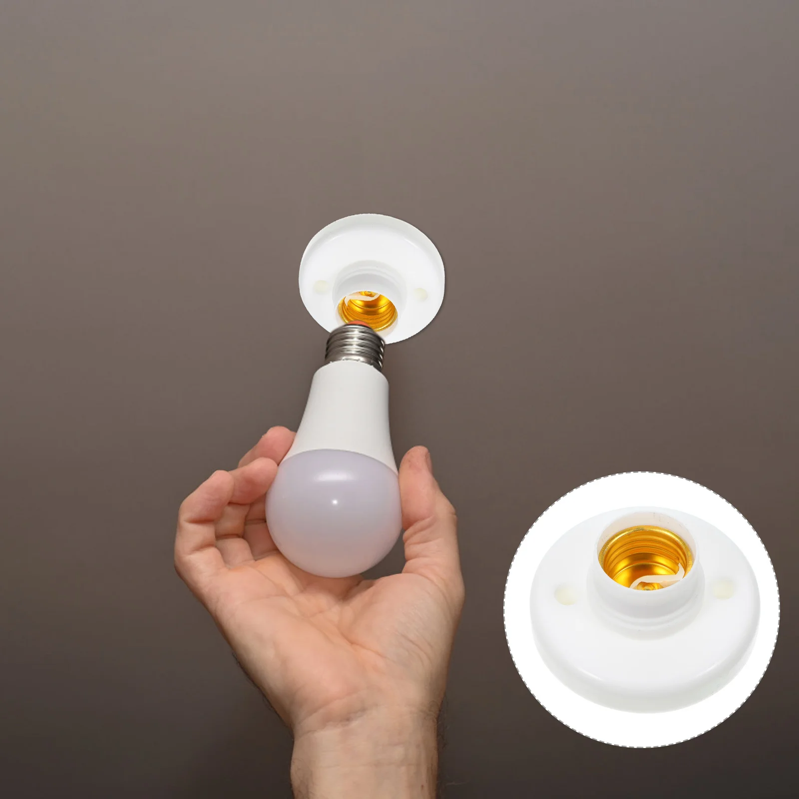 10Pcs Light Bulb Socket E27 Lamp Holder Screw Base Ceiling Light Socket Replacement Lamp Base for Indoor Outdoor Lighting
10Pcs Light Bulb Socket E27 Lamp Holder Screw Base Ceiling Light Socket Replacement Lamp Base for Indoor Outdoor Lighting