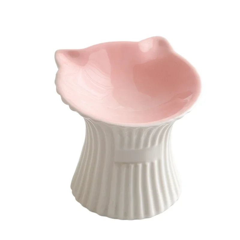 *Pet ceramic bowl cat high-footed food bowl protection cervical spine water bowl food pet anti-black chin
*Pet ceramic bowl cat high-footed food bowl protection cervical spine water bowl food pet anti-black chin